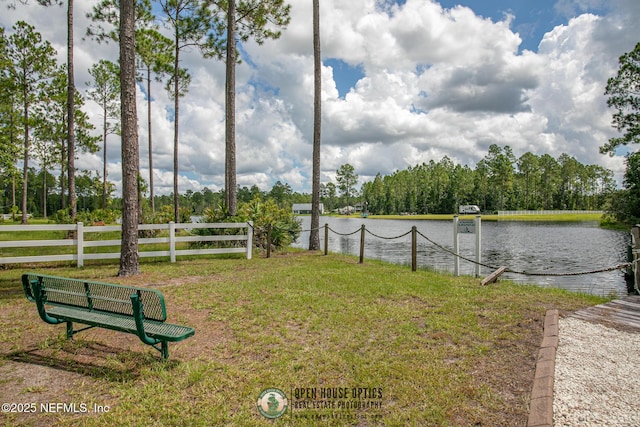 9921 Derby Gate Ct, Jacksonville, FL 32219 - view of yard with a water view and view of scattered trees