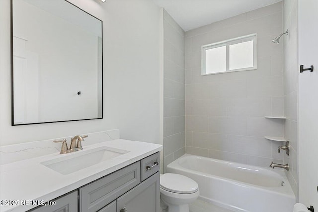 9921 Derby Gate Ct, Jacksonville, FL 32219 - full bath with vanity, toilet, and tub / shower combination