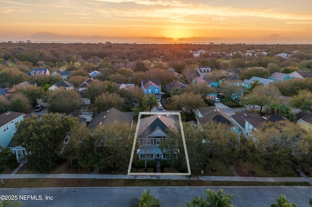 424 High Tide Dr, Saint Augustine, FL 32080 - aerial view featuring a residential view