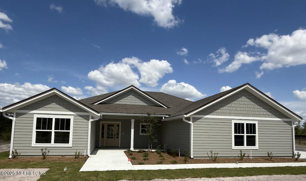 view of front of home featuring covered porch