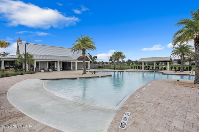 559 Willow Lake Dr, Saint Augustine, FL 32092 - community pool with a patio
