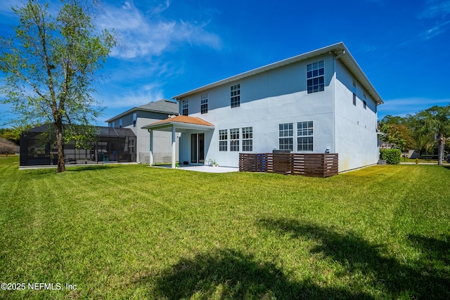 210 Crown Wheel Cir, Saint Johns, FL 32259 - rear view of house featuring a yard and stucco siding
