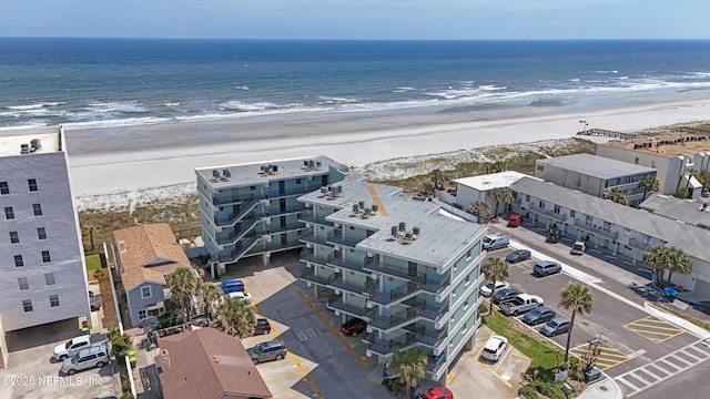 731 1st St S Unit 418, Jacksonville Beach, FL 32250 - drone / aerial view featuring a view of the beach and a water view
