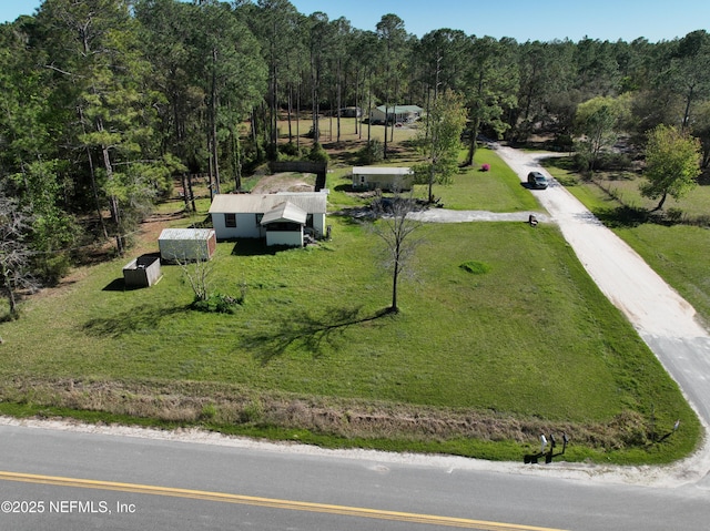 123 Old Airport Estates Rd, Palatka, FL 32177 - aerial view featuring a forest view
