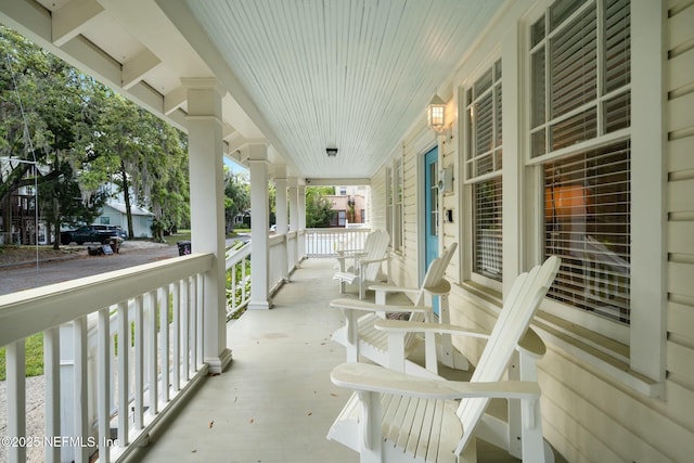 view of patio / terrace featuring a porch