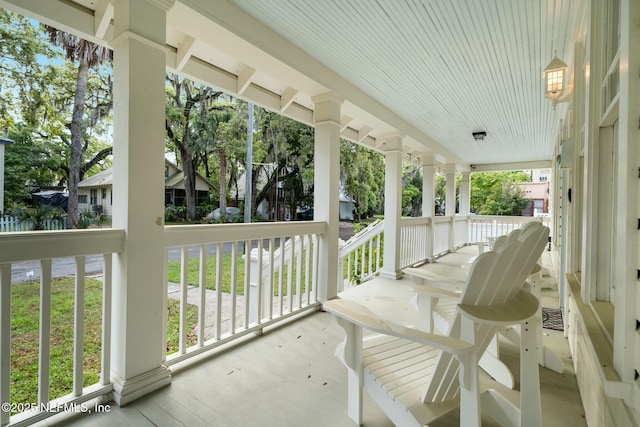 view of patio / terrace featuring a porch