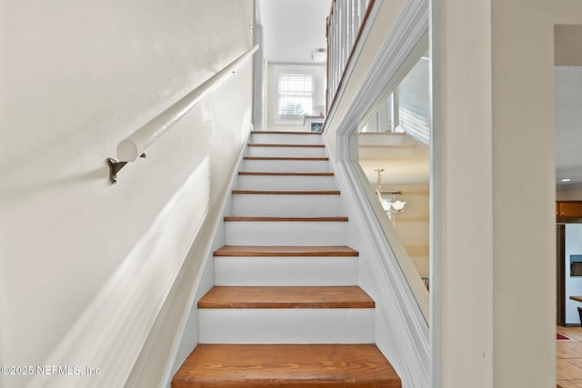 view of stairway
