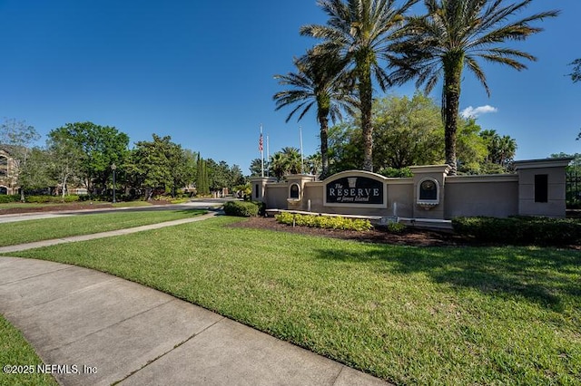 10961 Burnt Mill Rd Unit 321, Jacksonville, FL 32256 - community / neighborhood sign featuring a yard