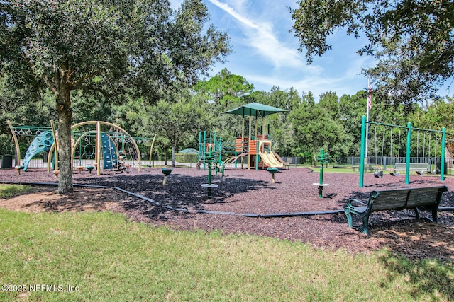 view of community playground