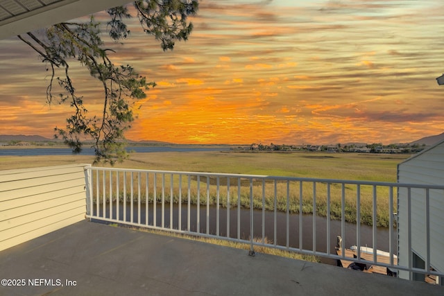 3387 Lighthouse Point Ln, Jacksonville, FL 32250 - balcony with a rural view and a water view