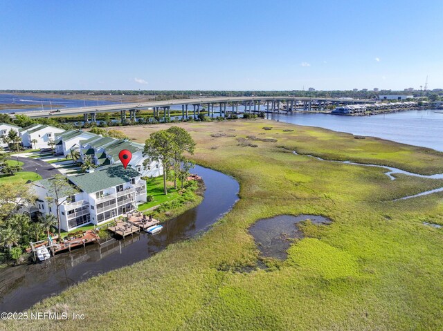 3387 Lighthouse Point Ln, Jacksonville, FL 32250 - bird's eye view featuring a water view