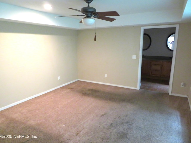 29 Fox Valley Dr, Orange Park, FL 32073 - carpeted spare room featuring baseboards and ceiling fan