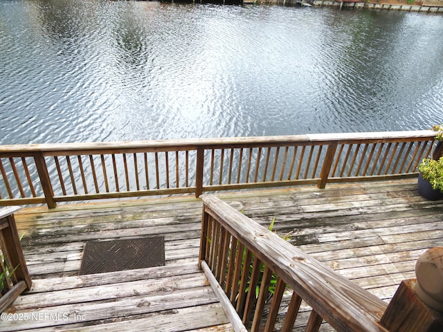 29 Fox Valley Dr, Orange Park, FL 32073 - wooden deck featuring a water view