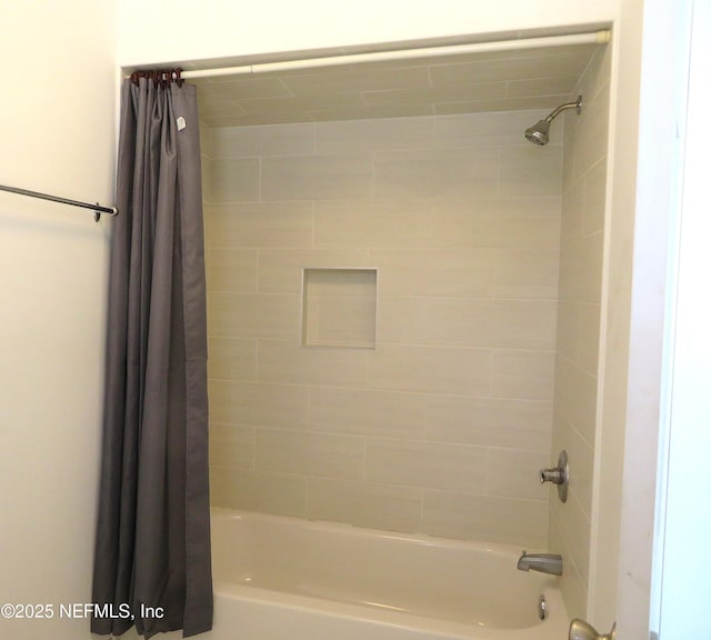 29 Fox Valley Dr, Orange Park, FL 32073 - bathroom featuring shower / tub combo with curtain