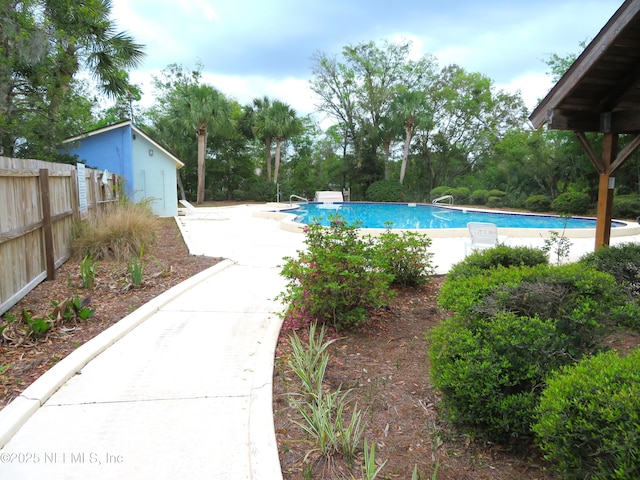 29 Fox Valley Dr, Orange Park, FL 32073 - view of pool featuring a patio, fence, and a fenced in pool