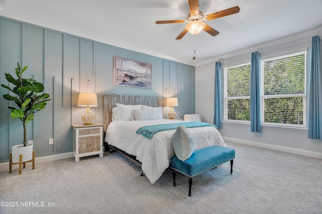 699 Aspen Leaf Dr, Jacksonville, FL 32081 - bedroom featuring baseboards, crown molding, and carpet