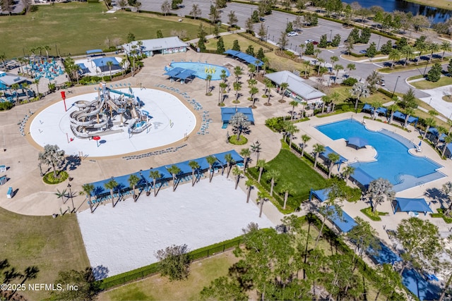 699 Aspen Leaf Dr, Jacksonville, FL 32081 - birds eye view of property with a water view
