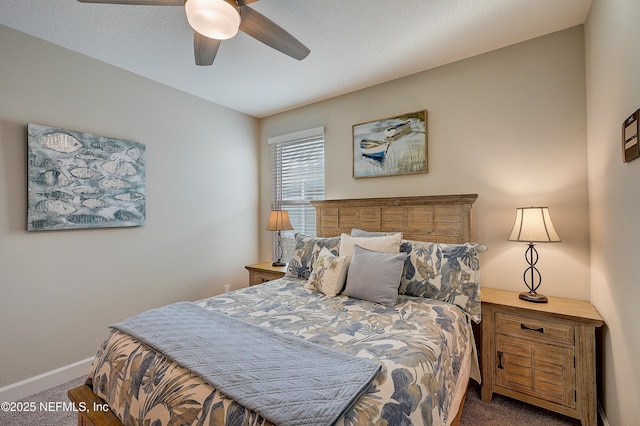 598 Marquesa Cir, Saint Johns, FL 32259 - carpeted bedroom with baseboards and a ceiling fan