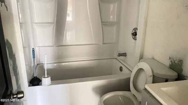 719 Broxton St, Jacksonville, FL 32208 - full bath with tub / shower combination, toilet, and vanity