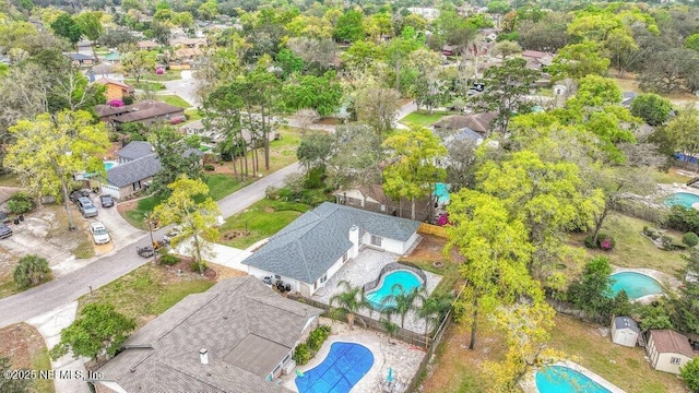 1967 Sussex Dr S, Orange Park, FL 32073 - drone / aerial view featuring a residential view