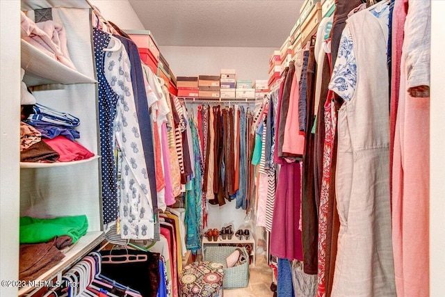 10961 Burnt Mill Rd Unit 1428, Jacksonville, FL 32256 - walk in closet featuring carpet flooring