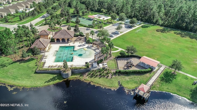 110 Arabian Ct, Saint Augustine, FL 32095 - aerial view with a water view