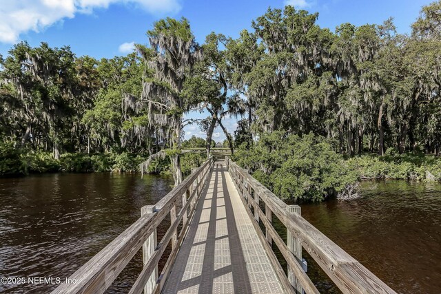 64 Whirlaway Ct, Saint Johns, FL 32259 - dock featuring a water view