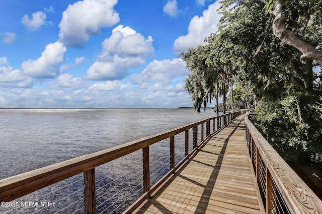 64 Whirlaway Ct, Saint Johns, FL 32259 - dock area with a water view