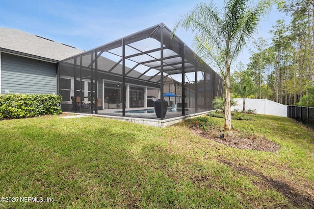 64 Whirlaway Ct, Saint Johns, FL 32259 - back of property with a patio and glass enclosure