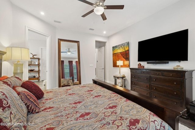 64 Whirlaway Ct, Saint Johns, FL 32259 - bedroom featuring ceiling fan and recessed lighting