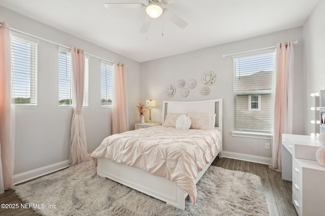 64 Whirlaway Ct, Saint Johns, FL 32259 - bedroom featuring multiple windows, baseboards, and wood finished floors