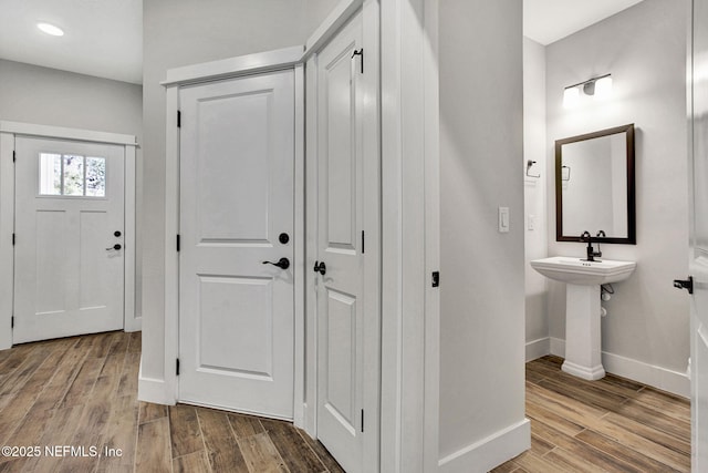 335 5th Ave S, Jacksonville Beach, FL 32250 - interior space with baseboards and wood finished floors