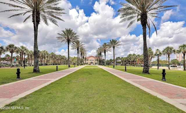 335 5th Ave S, Jacksonville Beach, FL 32250 - surrounding community featuring a yard