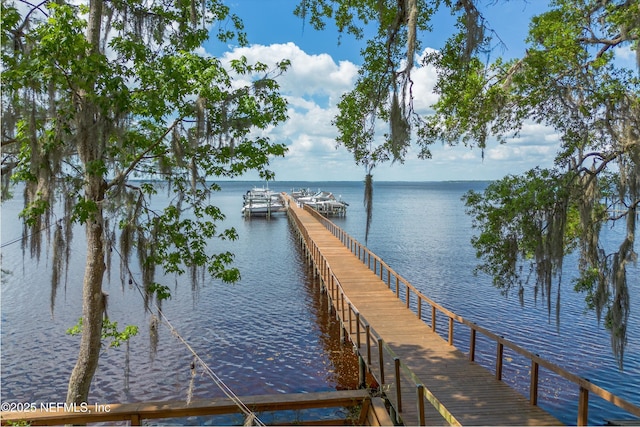1053 Anchor Rd, Saint Johns, FL 32259 - view of dock featuring a water view