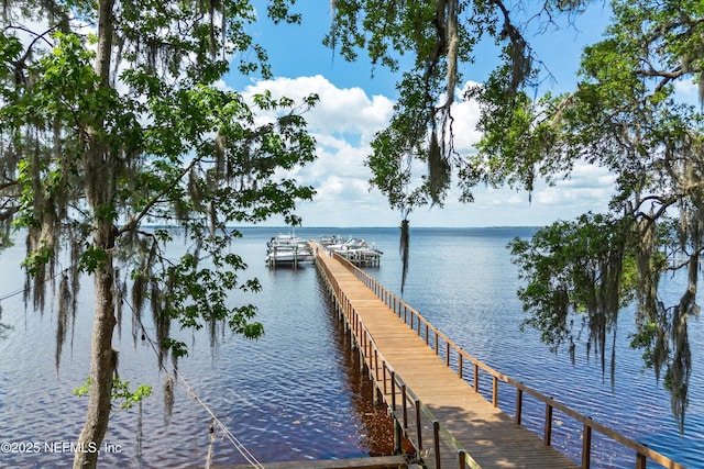 1053 Anchor Rd, Saint Johns, FL 32259 - dock area with a water view