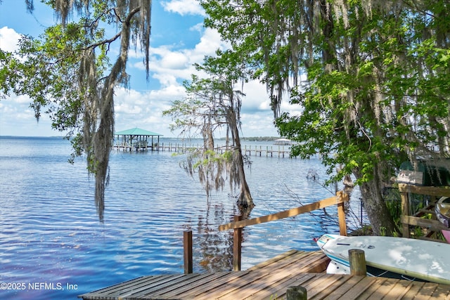 1053 Anchor Rd, Saint Johns, FL 32259 - dock area with a water view