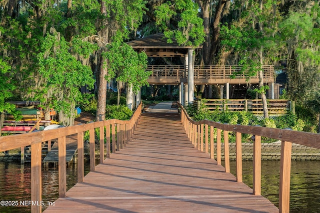 1053 Anchor Rd, Saint Johns, FL 32259 - view of dock featuring a water view