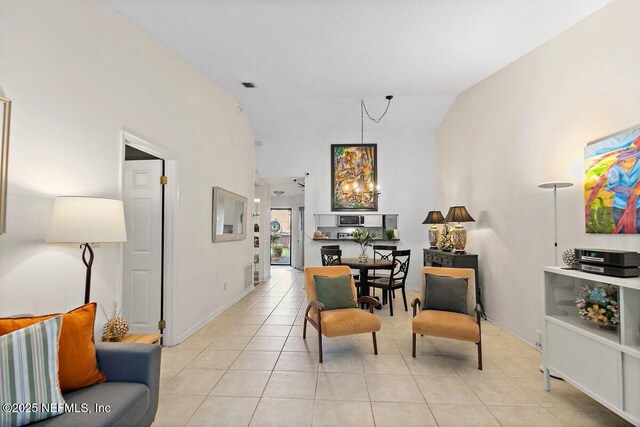 1202 Wolfe St, Jacksonville, FL 32205 - sitting room featuring light tile patterned floors and baseboards