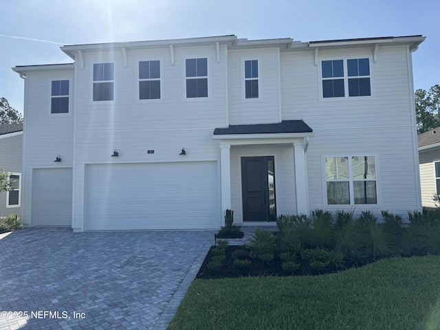 240 Elm Branch Rd, Saint Johns, FL 32259 - view of front of property with a garage and decorative driveway