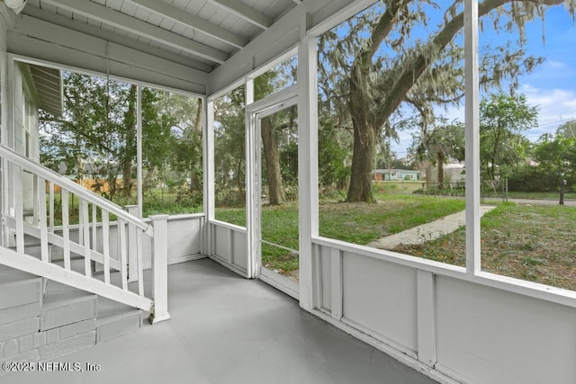 161 W 65th St, Jacksonville, FL 32208 - view of unfurnished sunroom