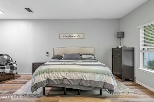 141 Casa Sevilla Ave, Saint Augustine, FL 32092 - bedroom with wood finished floors, baseboards, multiple windows, and visible vents