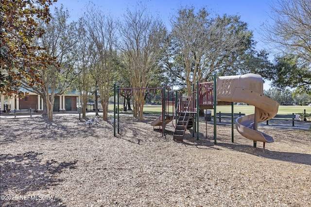view of communal playground