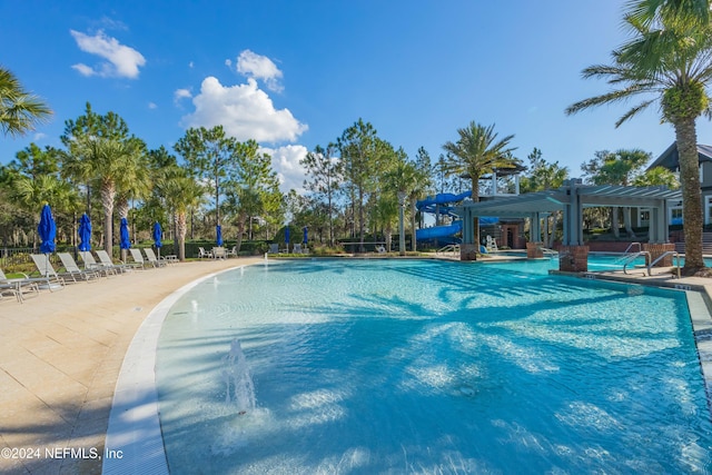 113 Footbridge Rd, Saint Johns, FL 32259 - pool featuring a pergola and a patio