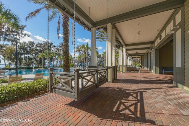 113 Footbridge Rd, Saint Johns, FL 32259 - wooden deck with an outdoor pool