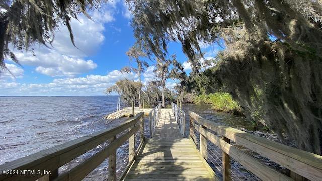 113 Footbridge Rd, Saint Johns, FL 32259 - view of dock featuring a water view