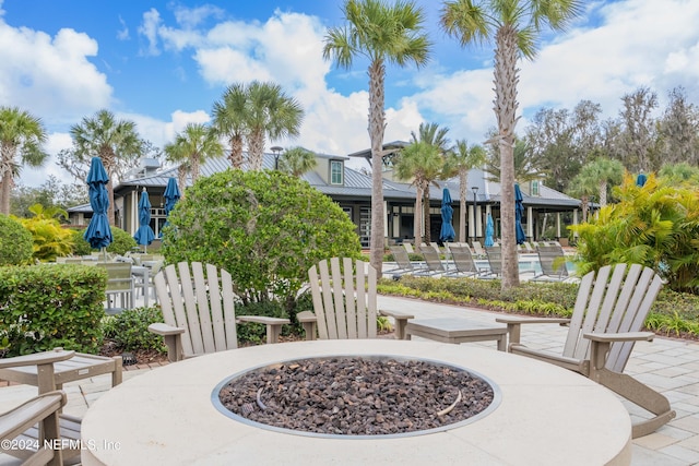 113 Footbridge Rd, Saint Johns, FL 32259 - view of property's community with a fire pit and a patio