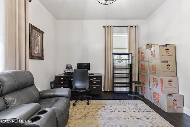 4 Pamela Pkwy, Palm Coast, FL 32137 - home office featuring dark wood finished floors