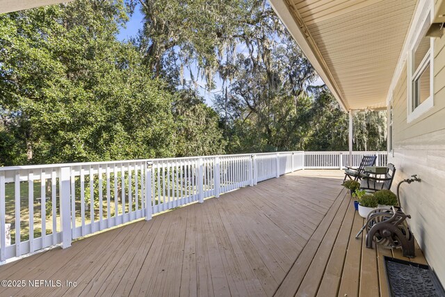 4 Pamela Pkwy, Palm Coast, FL 32137 - view of deck