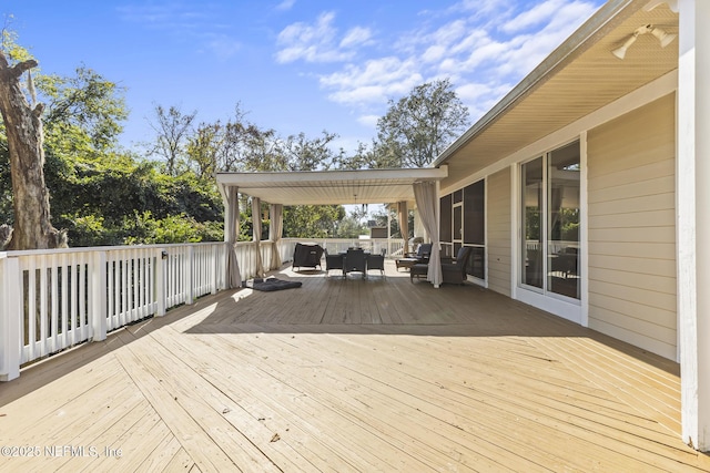 4 Pamela Pkwy, Palm Coast, FL 32137 - view of wooden deck