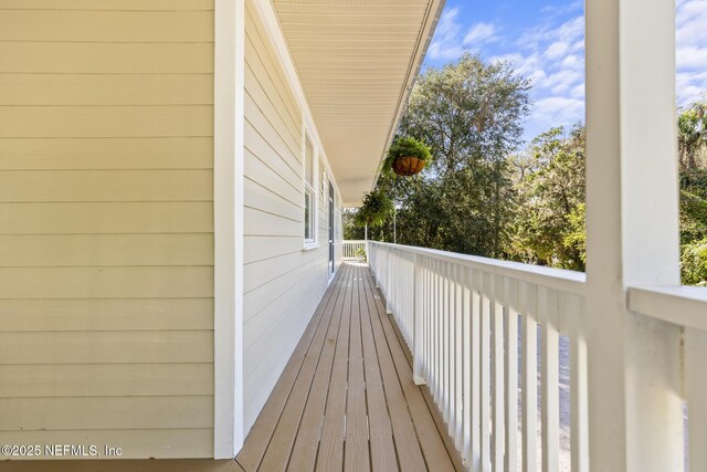 4 Pamela Pkwy, Palm Coast, FL 32137 - view of wooden terrace